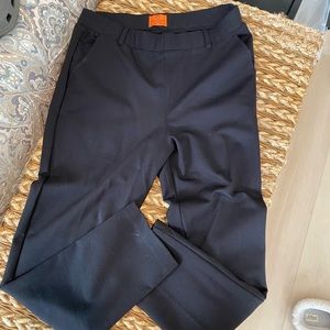 Stretchy dress pants. Size 8. Black.